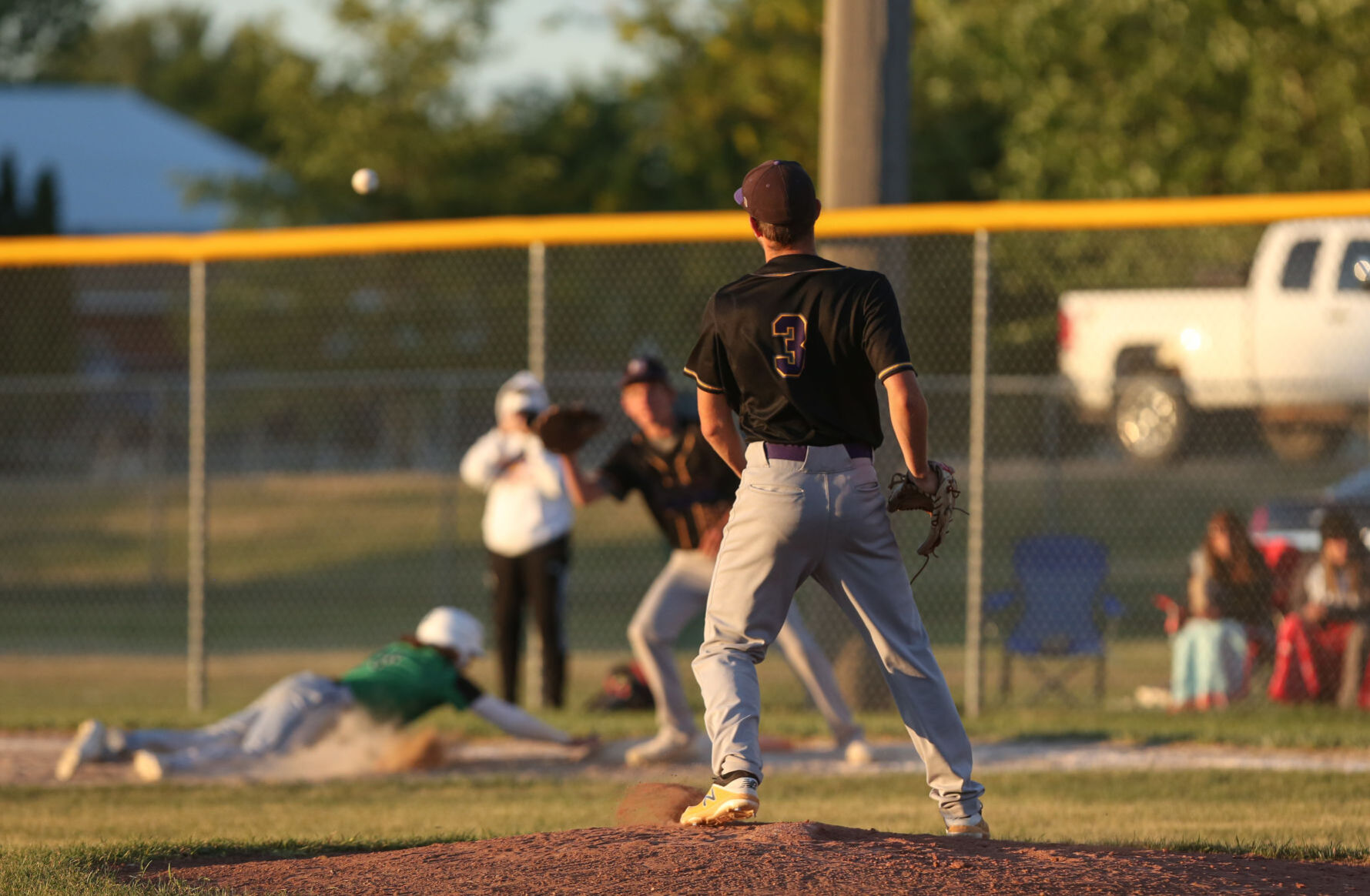 Lake Mills vs Osage baseball - Ramaker 2